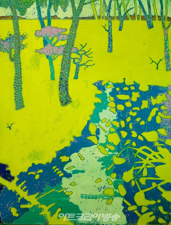 최장칠 작가 숨박꼭질 91.5 x 117cm