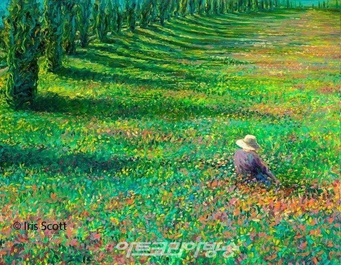 손가락 터치 그림 / Iris Scott