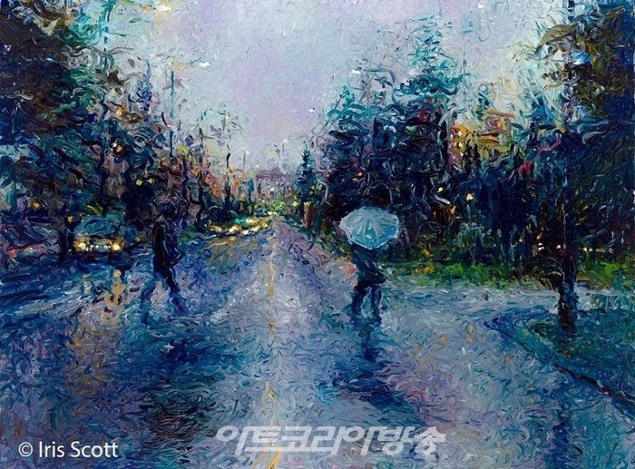 손가락 터치 그림 / Iris Scott