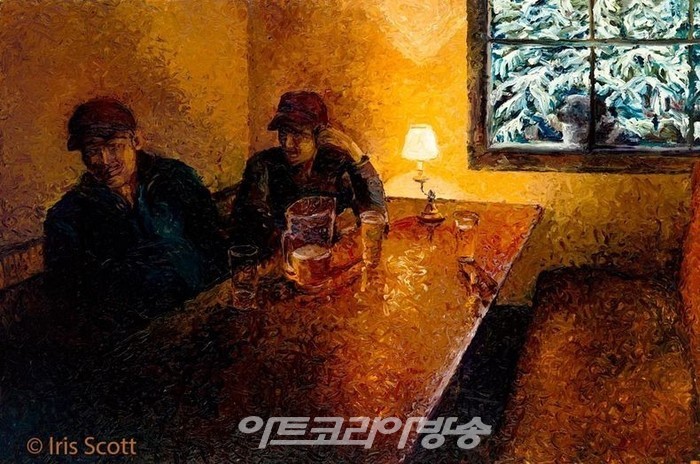 손가락 터치 그림 / Iris Scott