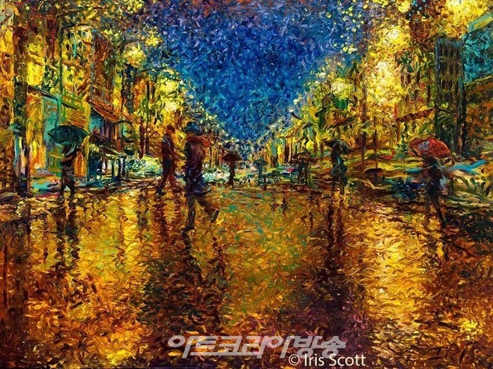 손가락 터치 그림 / Iris Scott