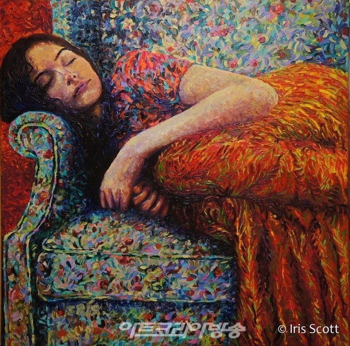 손가락 터치 그림 / Iris Scott