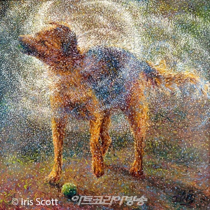 손가락 터치 그림 / Iris Scott