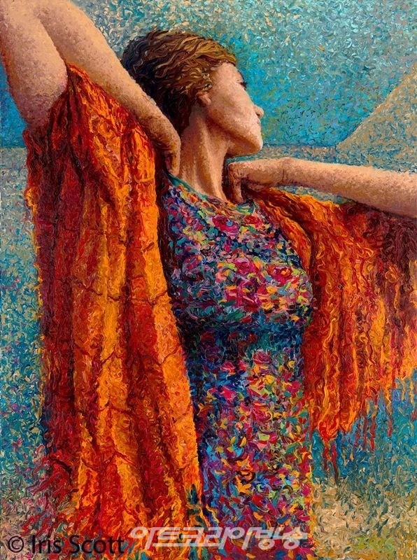 손가락 터치 그림 / Iris Scott