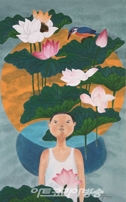 SEO YOUNGSEOK ‘Time in the Natural’-자연속의 시간_연꽃 소년