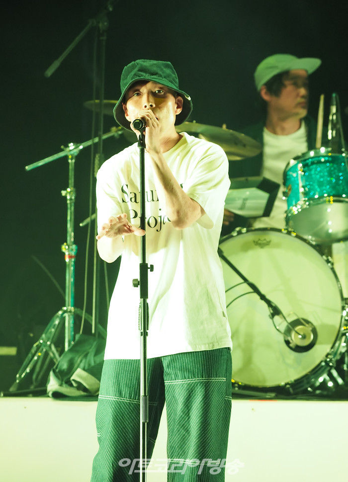 싱크 넥스트 22 이날치 '토끼, 자라, 호랑이, 독수리, 용왕' 리허설. 2022.07.20 사진  ⓒ아트코리아방송 이용선 기자​