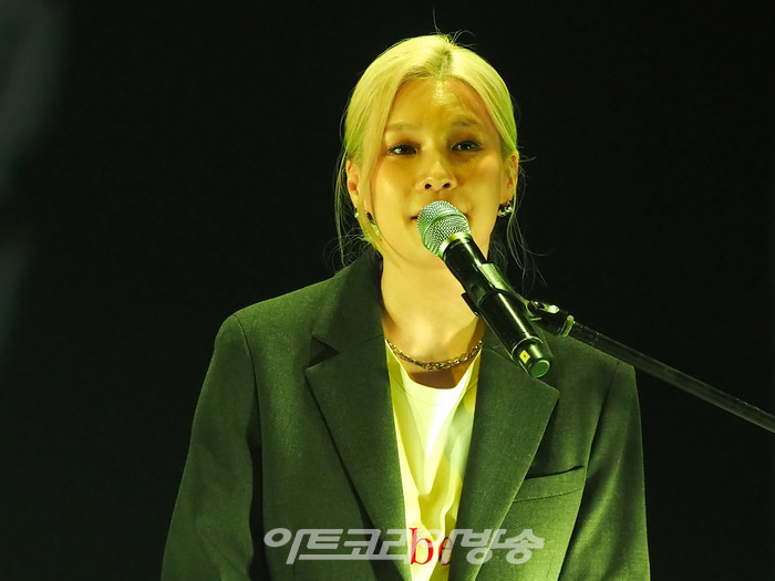 싱크 넥스트 22 이날치 '토끼, 자라, 호랑이, 독수리, 용왕' 리허설. 2022.07.20 사진  ⓒ아트코리아방송 이용선 기자​