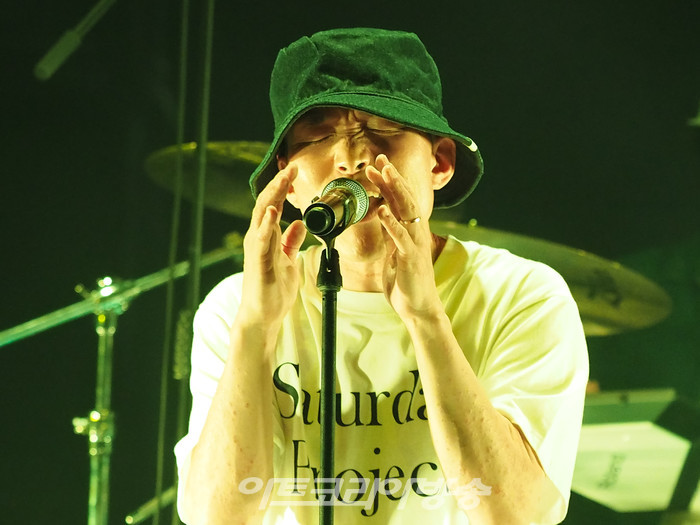 싱크 넥스트 22 이날치 '토끼, 자라, 호랑이, 독수리, 용왕' 리허설. 2022.07.20 사진  ⓒ아트코리아방송 이용선 기자​