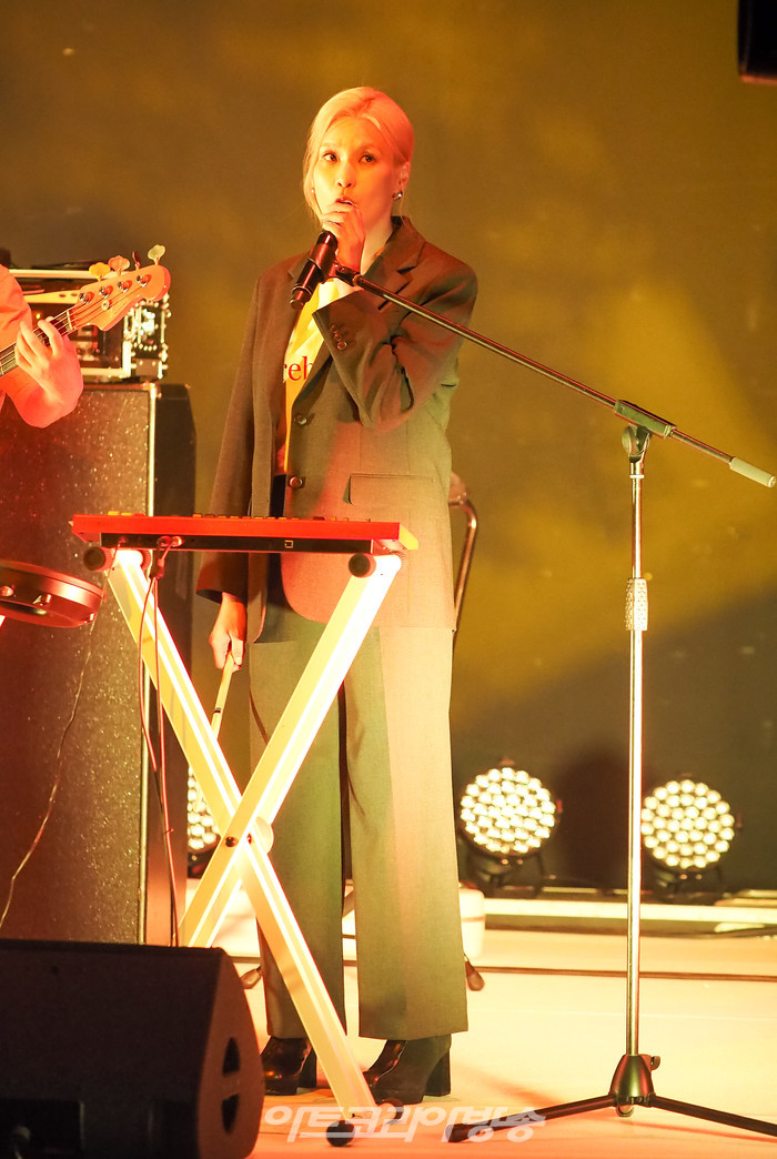 싱크 넥스트 22 이날치 '토끼, 자라, 호랑이, 독수리, 용왕' 리허설. 2022.07.20 사진  ⓒ아트코리아방송 이용선 기자​