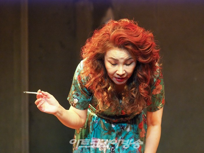 연극 '빈센트 리버' 프레스콜(아니타 역 정재은) 2022.07.26 사진 ⓒ아트코리아방송 이용선 기자​