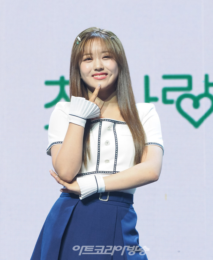 첫사랑(CSR) 첫 번째 미니앨범 'Sequence : 7272(시퀀스 : 7272)' 발매 기념 쇼케이스(유나) 2022.07.27 사진 ⓒ아트코리아방송 이용선 기자​