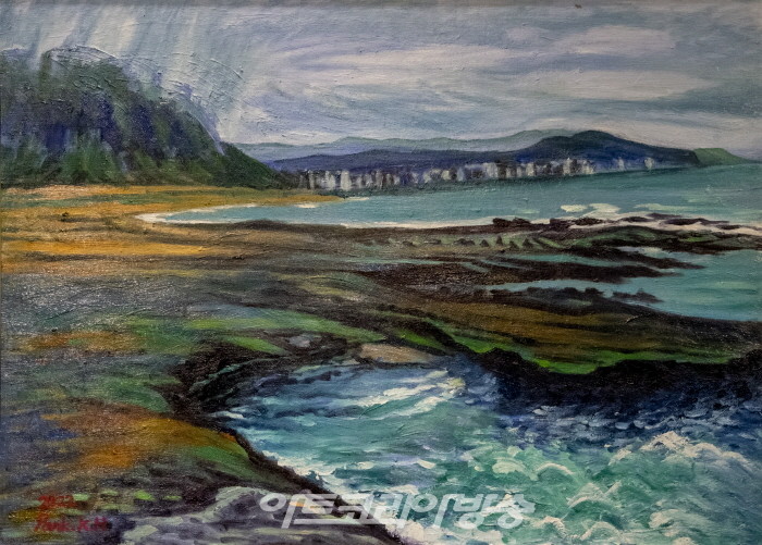 박경희-산방산 풍경-블루상