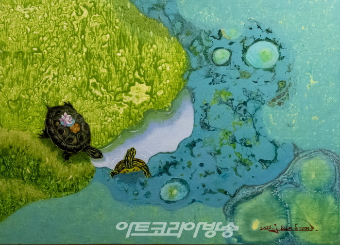 전은순-숲속의 울림 217-그린상