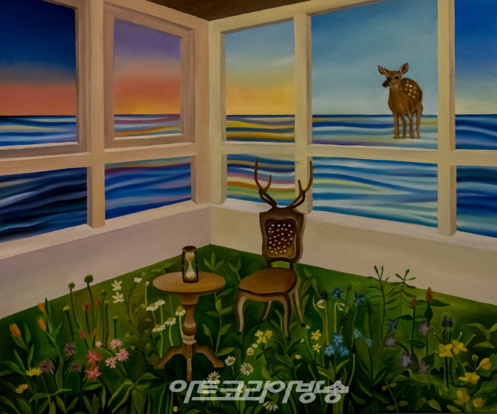 임태은-꽃길을 걸어요-(사)미술협회 이사장상