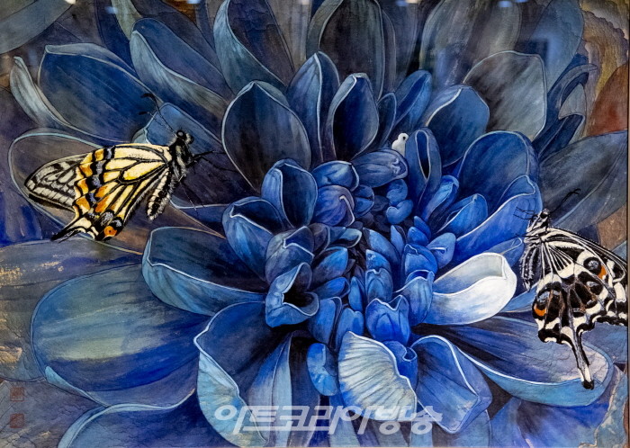 김옥숙-행복-대상 연미술 전후연 아티스트상