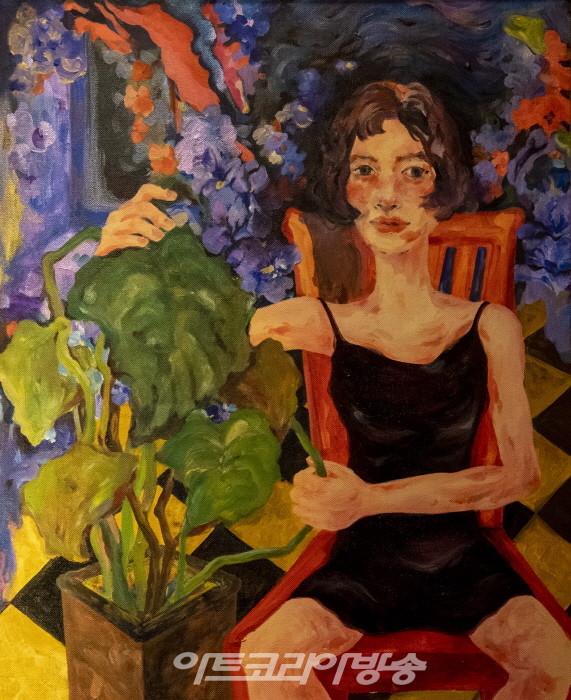 한주리-불안의 초상화-블루상