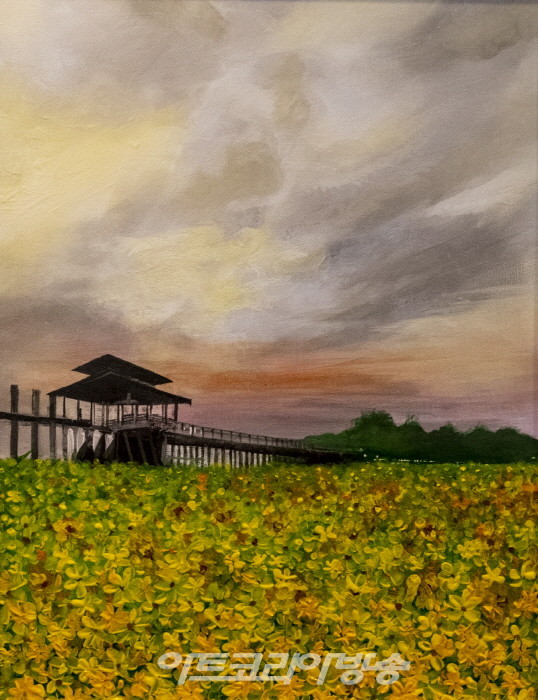 김은현-꽃밭-불루상