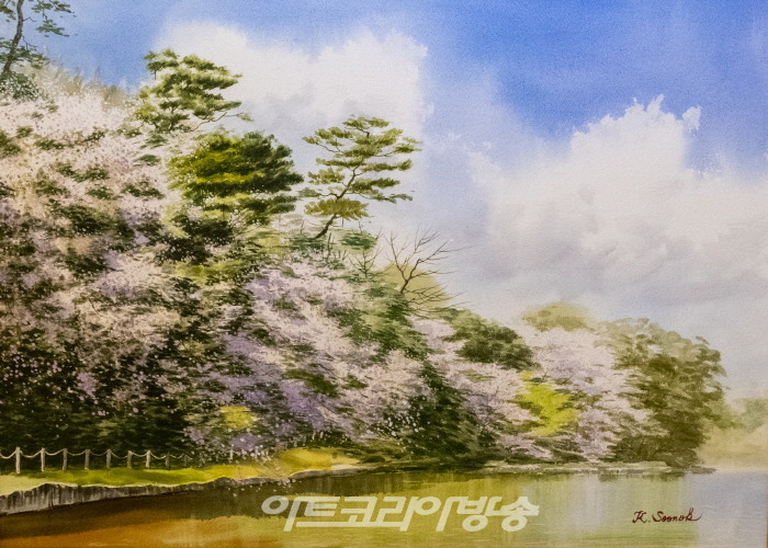 권순옥-봄이야기1-블루상