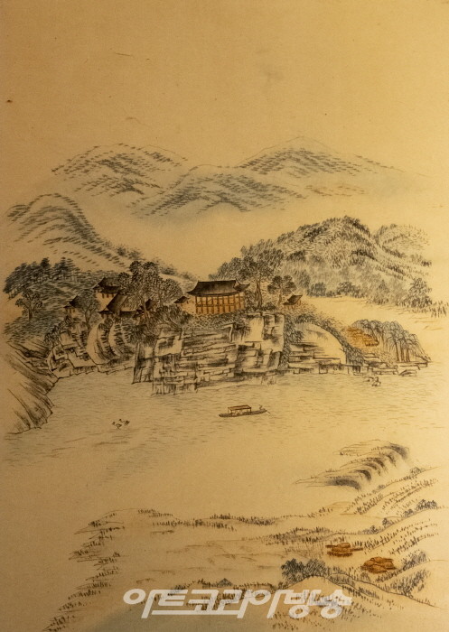 이현숙-관동팔경 중 죽서루-블루상