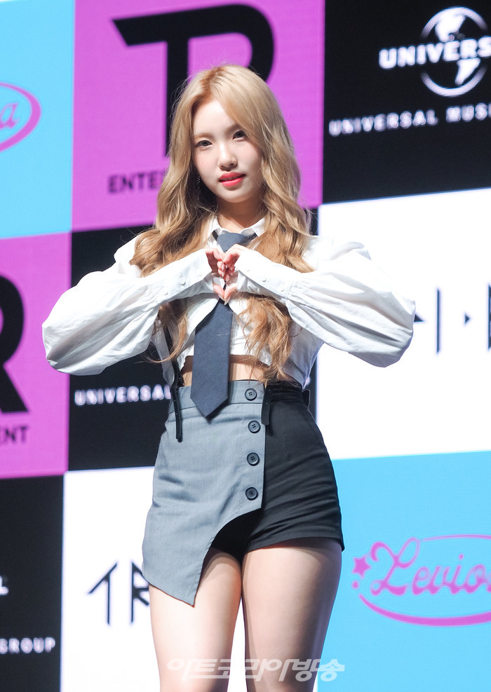 트라이비 세 번째 싱글 '레비오사(LEVIOSA)' 발매 기념 쇼케이스(소은) 2022.08.09 사진 ⓒ아트코리아방송 이용선 기자​