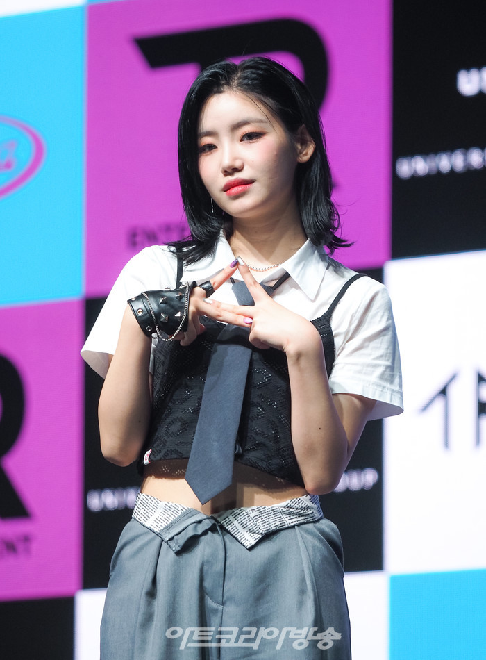 트라이비 세 번째 싱글 '레비오사(LEVIOSA)' 발매 기념 쇼케이스(현빈) 2022.08.09 사진 ⓒ아트코리아방송 이용선 기자​