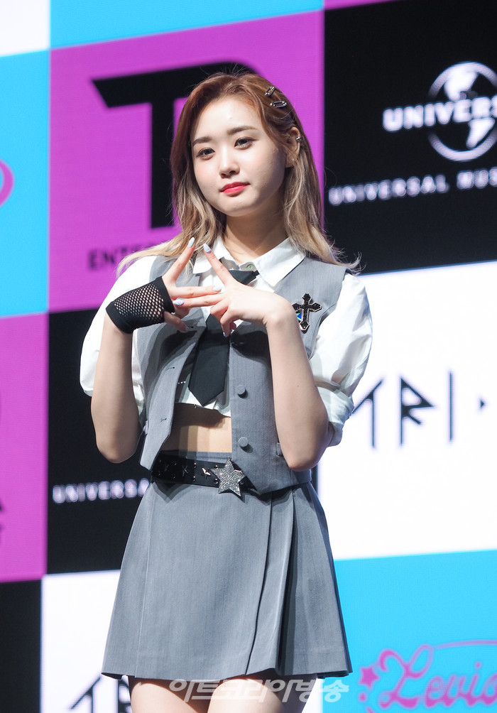 트라이비 세 번째 싱글 '레비오사(LEVIOSA)' 발매 기념 쇼케이스(미레) 2022.08.09 사진 ⓒ아트코리아방송 이용선 기자​