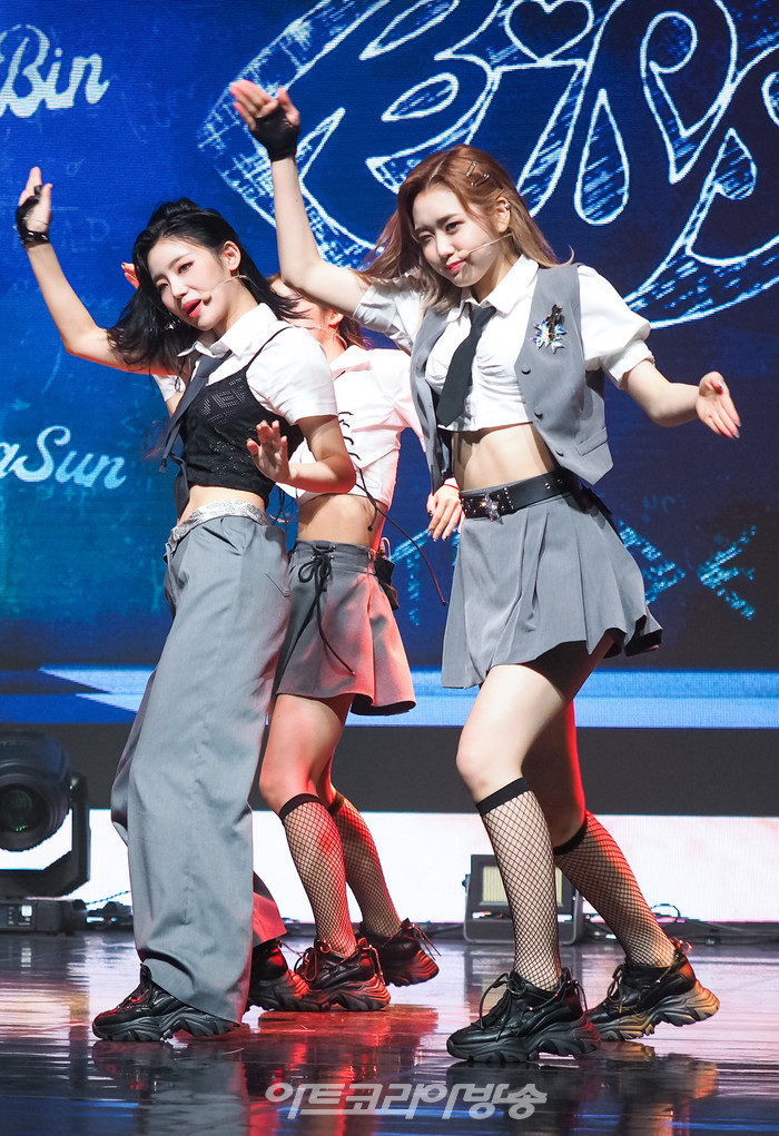 트라이비 세 번째 싱글 '레비오사(LEVIOSA)' 발매 기념 쇼케이스(현빈, 미레) 2022.08.09 사진 ⓒ아트코리아방송 이용선 기자​