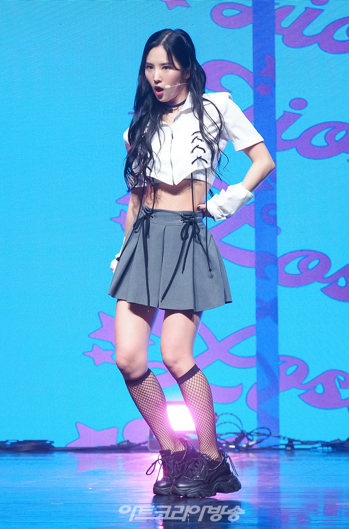 트라이비 세 번째 싱글 '레비오사(LEVIOSA)' 발매 기념 쇼케이스(송선) 2022.08.09 사진 ⓒ아트코리아방송 이용선 기자​