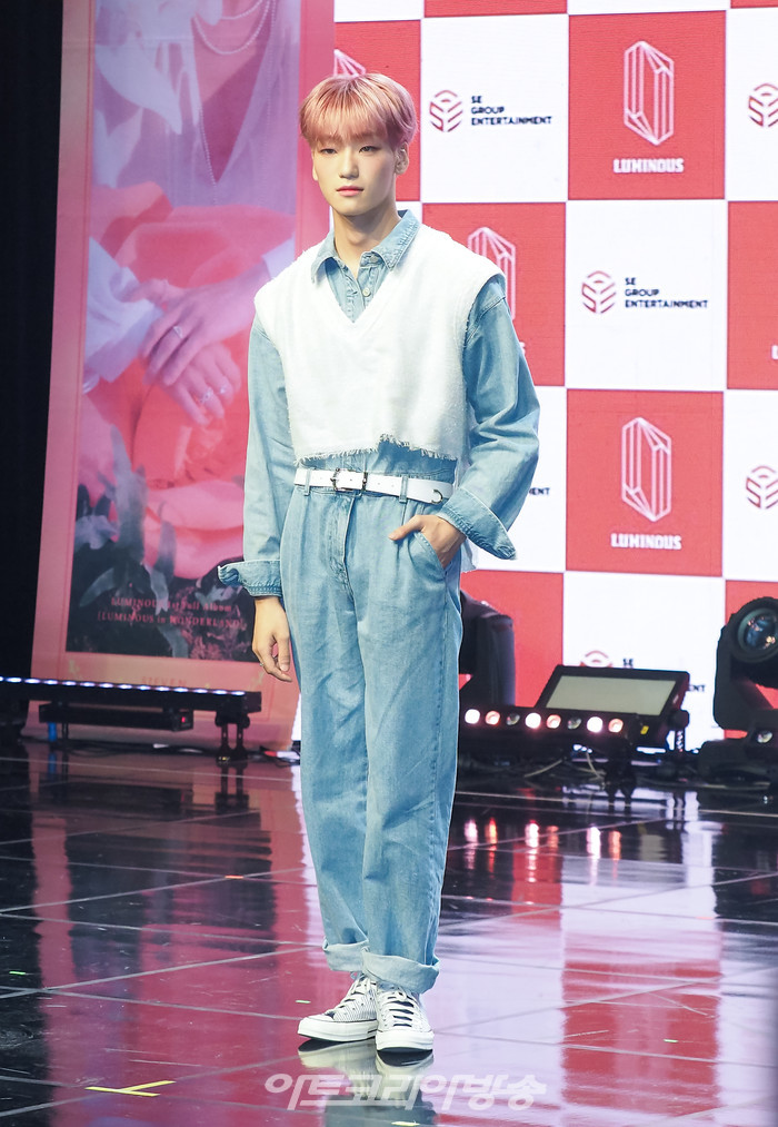 루미너스 첫 번째 정규앨범 '루미너스 인 원더랜드(LUMINOUS in WONDERLAND)' 발매 기념 쇼케이스(영빈) 2022.08.17 사진 ⓒ아트코리아방송 이용선 기자​