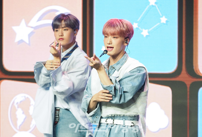 루미너스 첫 번째 정규앨범 '루미너스 인 원더랜드(LUMINOUS in WONDERLAND)' 발매 기념 쇼케이스(영빈, 우빈) 2022.08.17 사진 ⓒ아트코리아방송 이용선 기자​