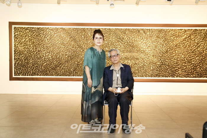 심영숙 작가와 스승인 정성태 선생