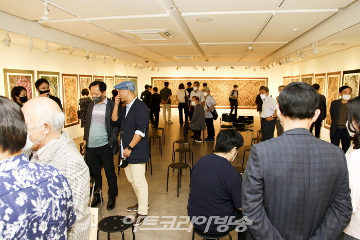 溪雅 Shim YoungSuk 古稀展 오프닝 행사