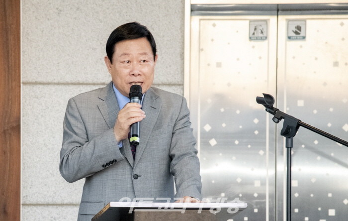 SEOUL 2022 G-ART FAIR 오프닝 행사,인사아트프라자 박복신 회장 축사