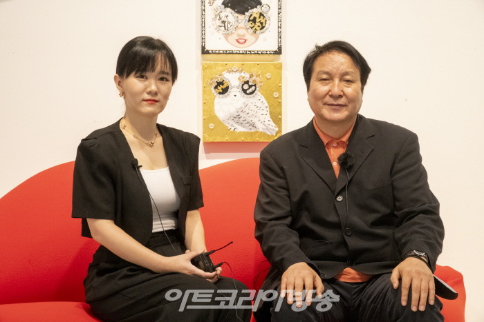 김지희 작가와 김종근 미술평론가