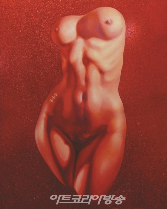 Meta Venus  72.7X90.7cm  Mixed media  2021