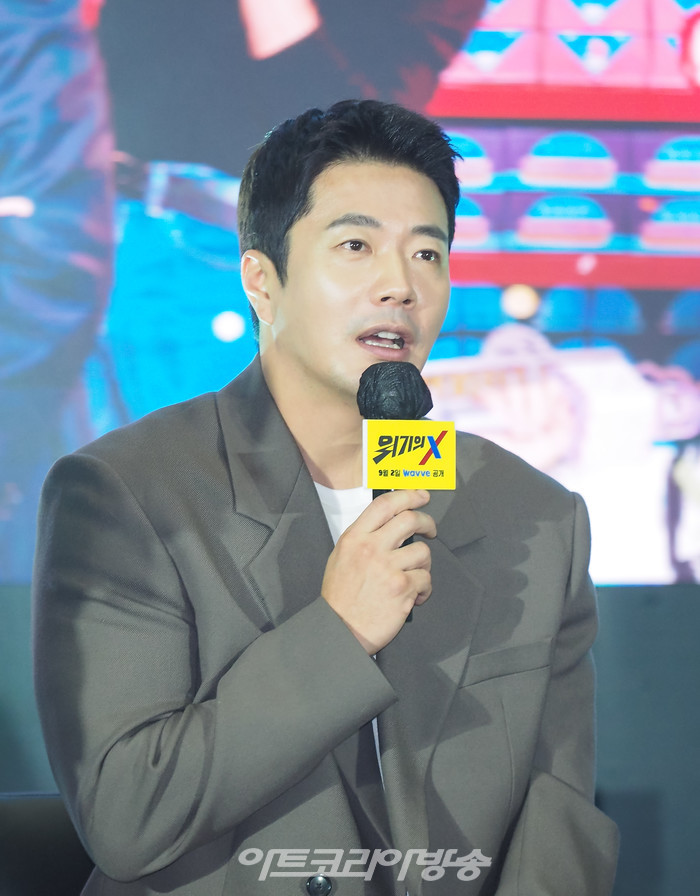 웨이브 오리지널 '위기의 X' 쇼케이스(권상우) 2022.08.27 사진 ⓒ아트코리아방송 이용선 기자​