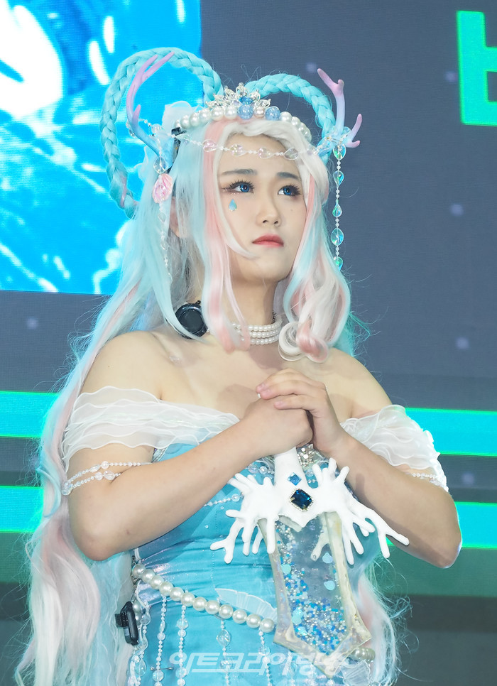 ​'2022 서울 팝콘' 알티메이트 코스플레이 배틀(코드네임 디(Codename D) (쿠키런) 바다요정 쿠키 캐릭터) 2022.08.28 사진 ⓒ아트코리아방송 이용선 기자​