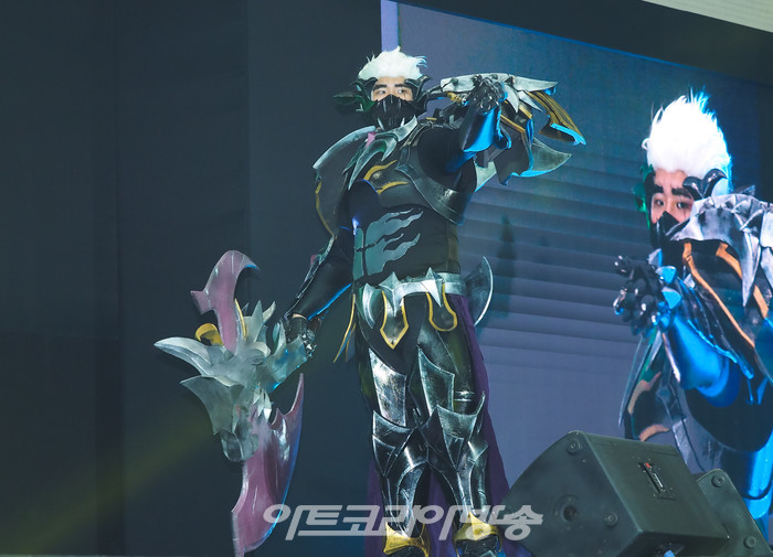 ​'2022 서울 팝콘' 알티메이트 코스플레이 배틀(게로로(Geroro) (리그오브레전드) 반역왕 다리우스 캐릭터) 2022.08.28 사진 ⓒ아트코리아방송 이용선 기자​