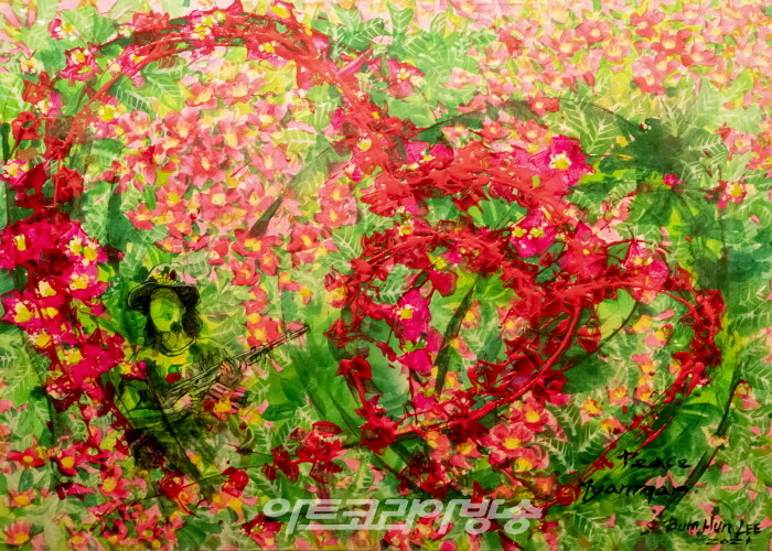 한국예총 이범헌 회장 개인전 '꽃춤 II'