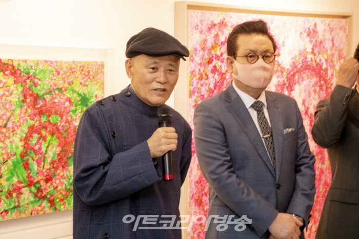 한국예총 이범헌 회장 개인전 '꽃춤 II'-도올 김용옥 선생 축사