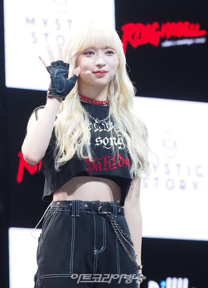 빌리(Billie) 세 번째 미니앨범 '더 빌리지 오브 퍼셉션: 챕터 투(the Billage of perception: chapter two)' 발매 기념 쇼케이스(하루나) 2022.08.31 사진 ⓒ아트코리아방송 이용선 기자