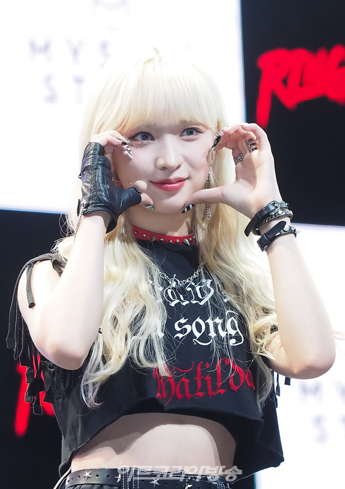 빌리(Billie) 세 번째 미니앨범 '더 빌리지 오브 퍼셉션: 챕터 투(the Billage of perception: chapter two)' 발매 기념 쇼케이스(하루나) 2022.08.31 사진 ⓒ아트코리아방송 이용선 기자