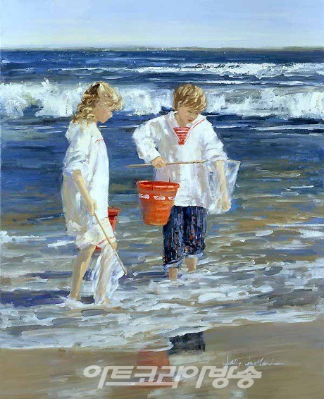 바닷가의 아이들 (Children on the Beach) / Sally Swatland