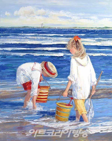바닷가의 아이들 (Children on the Beach) / Sally Swatland