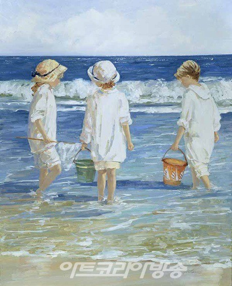 바닷가의 아이들 (Children on the Beach) / Sally Swatland