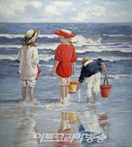 바닷가의 아이들 (Children on the Beach) / Sally Swatland