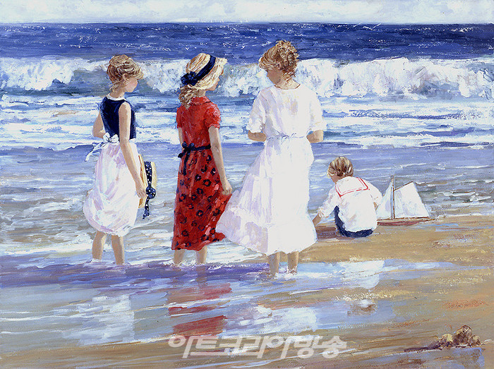 바닷가의 아이들 (Children on the Beach) / Sally Swatland