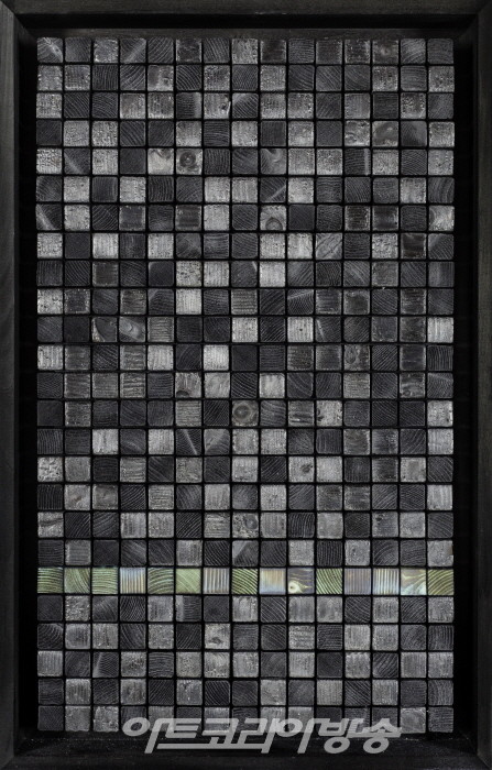 배합, Assortiment n˚16, 70x42x3cm, wood, Acrylic, 2021