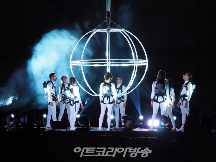 '서울거리예술축제 2022' 스페인 공연 단체 그룹 푸하 카오스모스. 2022.10.01 사진 ⓒ아트코리아방송 이용선 기자