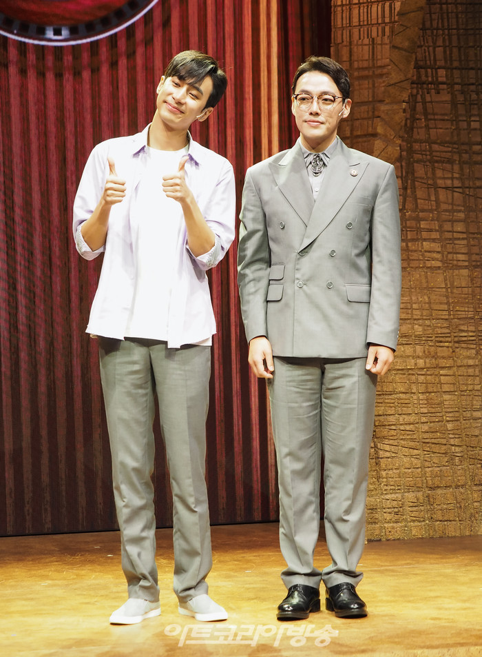 뮤지컬 '인간의 법정' 프레스콜(변호사 서인구 역 선한국, 김승용) 2022.10.06 사진 ⓒ아트코리아방송 이용선 기자